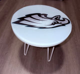 Eagles Accent Epoxy Table 20in Round Table