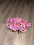 24” Epoxy Accent Table - Purple Butterfly