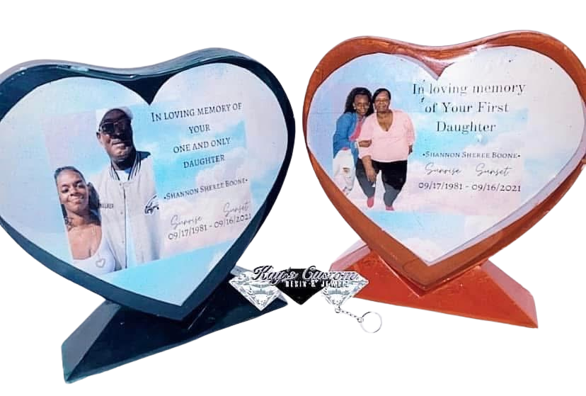 Memorial Heart Plaques