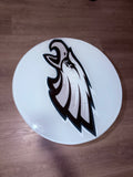 Eagles Accent Epoxy Table 20in Round Table