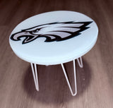 Eagles Accent Epoxy Table 20in Round Table